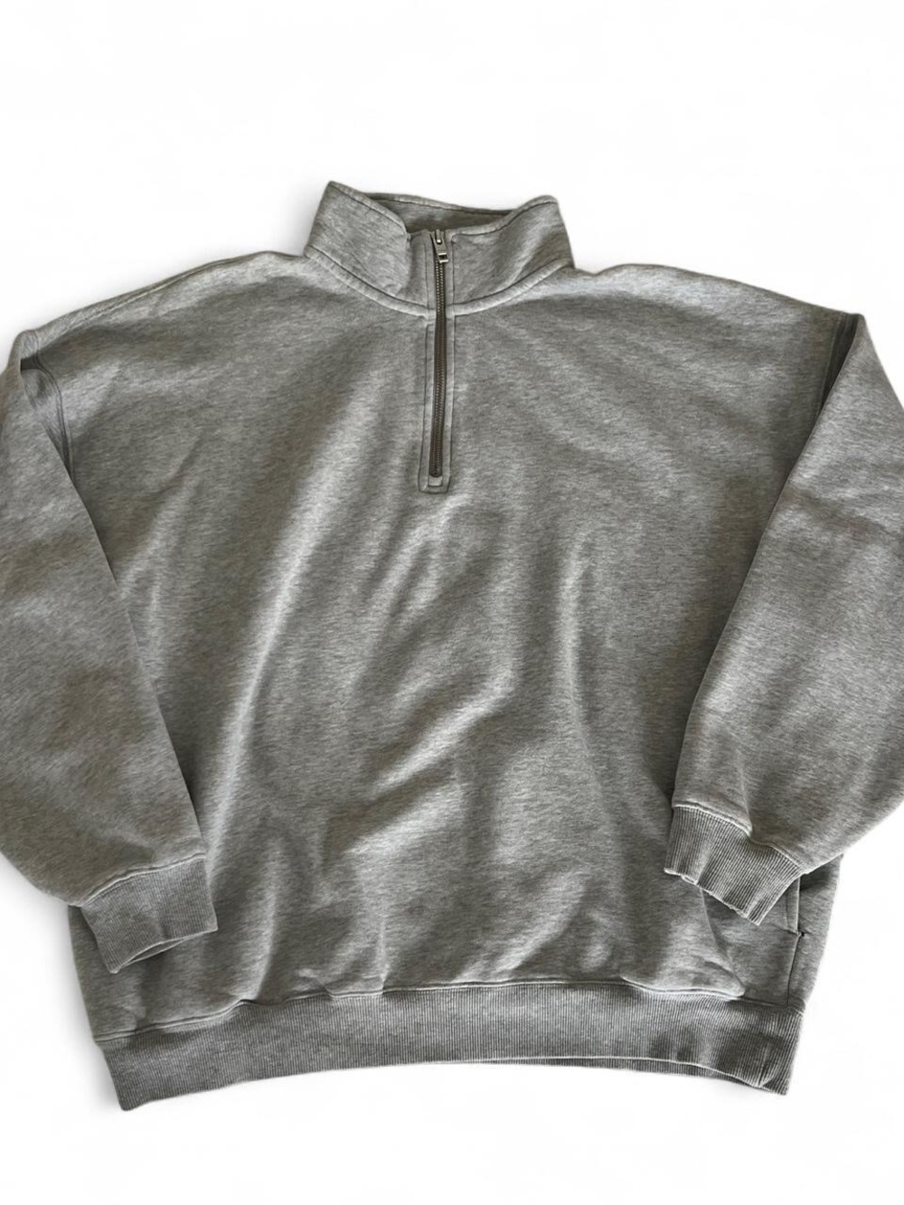 TNA Men's Heather Gray Half-Zip Pullover